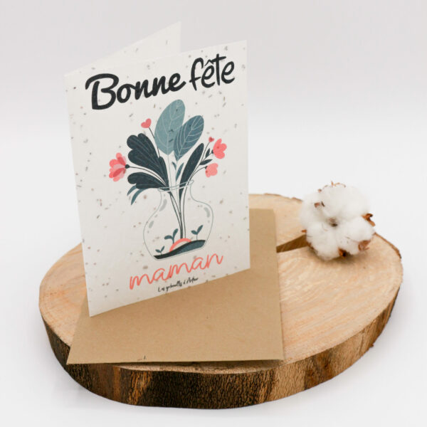 Carte à planter Bonne fête maman