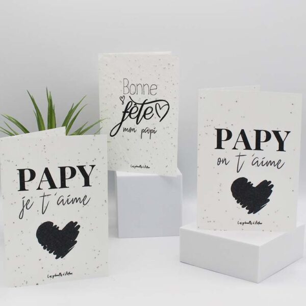 Carte à planter occasion fête des grands pères