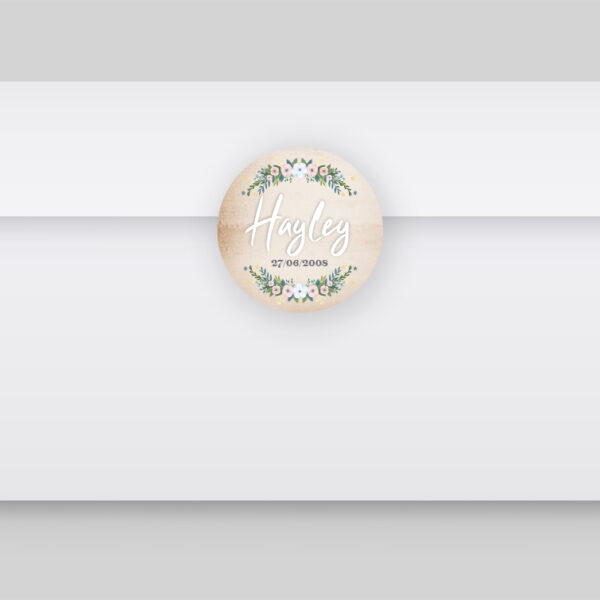 Naturelles et délicates, des étiquettes à enveloppes Nature de naissance harmonieuses pour éveiller l'émotion dès la réception du courrier !