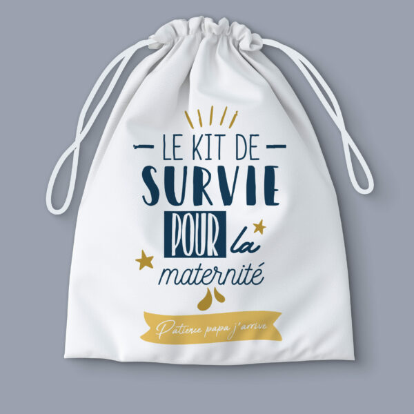 Pochon "kit de survie pour les papas"