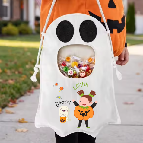 Sac fantôme personnalisé pour Halloween