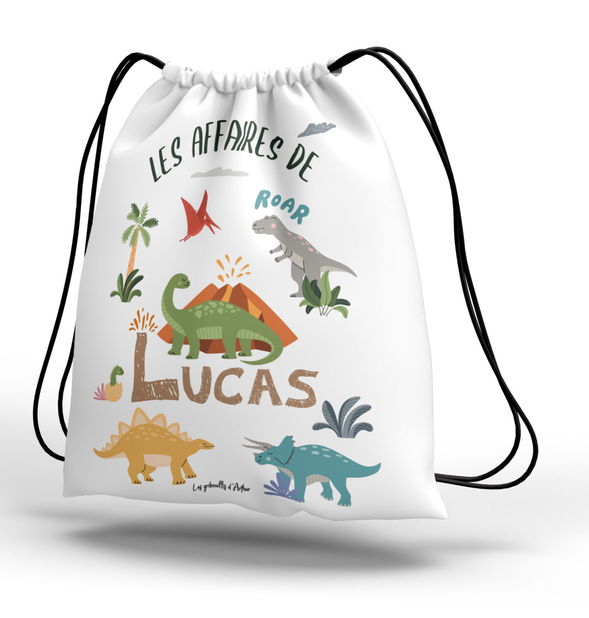 Sac à dos personnalisé dinosaures – Image 2