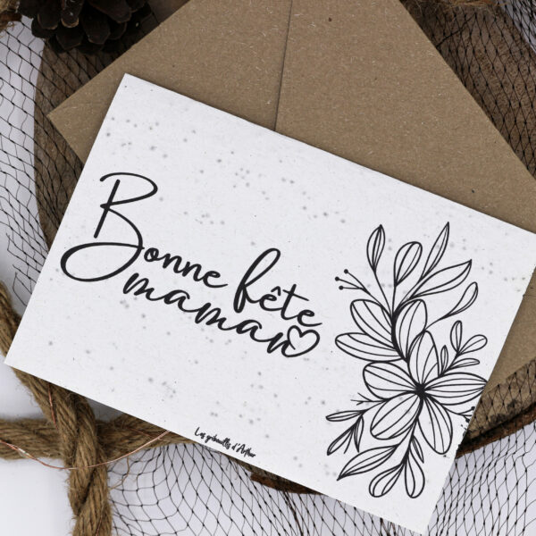 Carte à planter Bonne fête maman