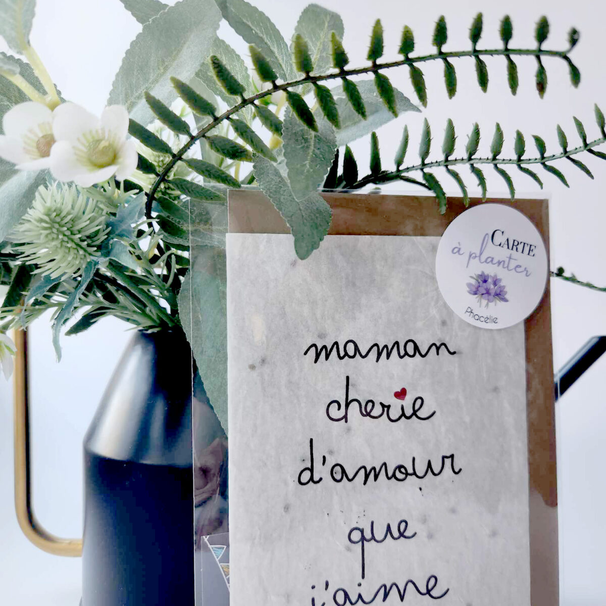 Carte à planter maman chérie