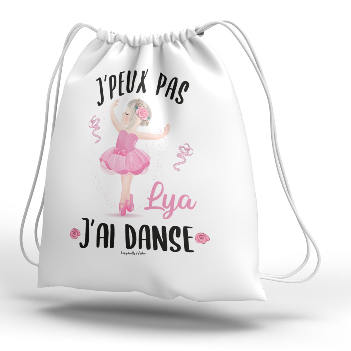 Sac à dos enfant personnalisé petite danseuse