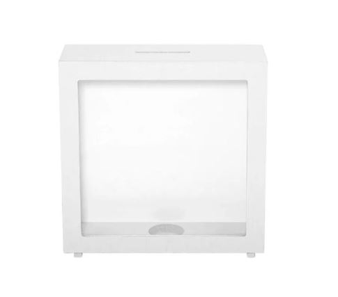 Tirelire personnalisée blanche