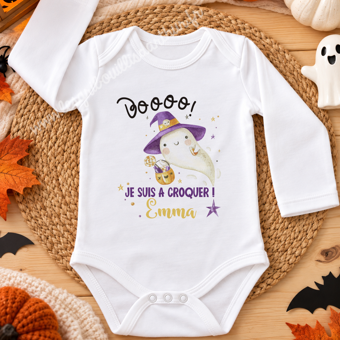 Body Halloween - Personnalisé Prénom – Je suis à croquer